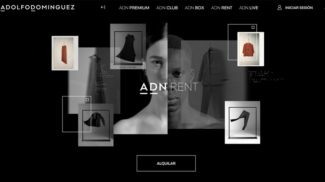 alquiler de ropa Adolfo Domínguez