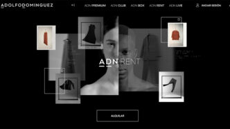 alquiler de ropa Adolfo Domínguez