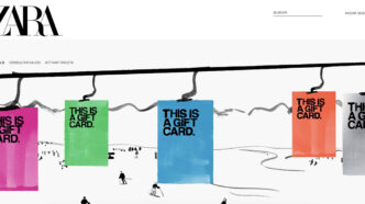 tarjetas regalo Navidad Zara