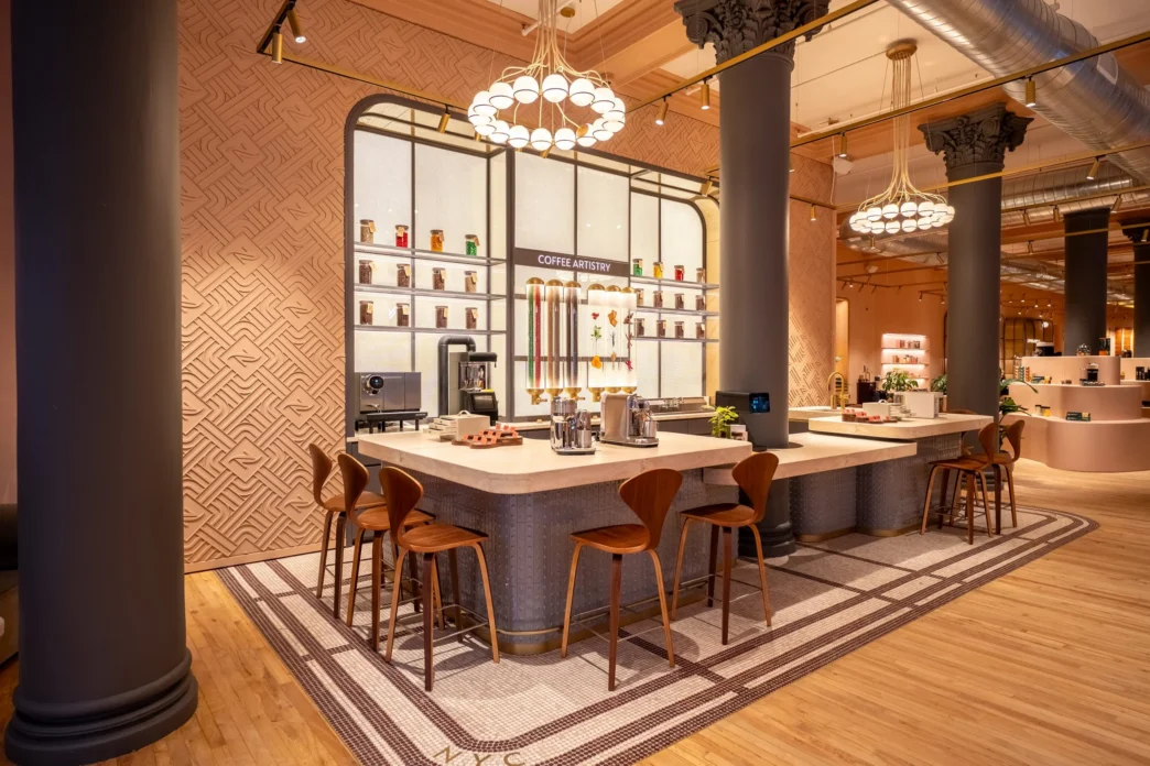 Flagship de Nespresso en Nueva York. NESPRESSO