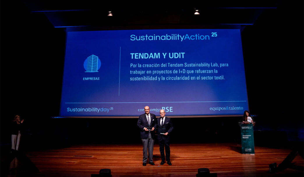 Tendam Sustainability Lab, premio Sustainability Action 25 por su contribución a la innovación sostenible