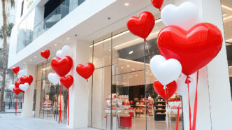 San Valentín retail