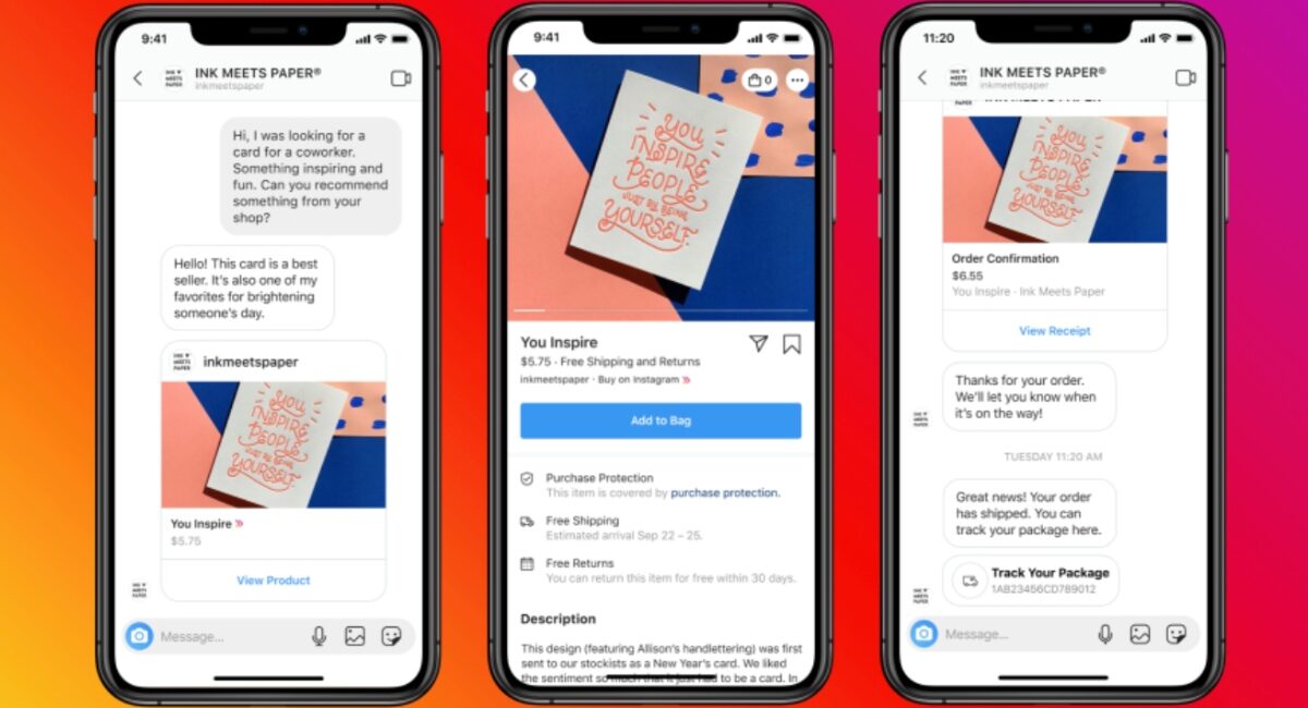Meta social commerce