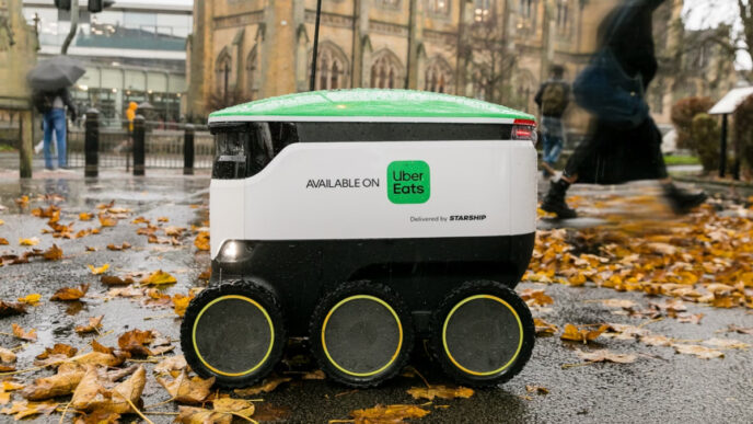 robots de reparto última milla retail