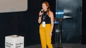 Isabel Jiménez durante la presentación del Estudio de la Inversión en Retail Media en España