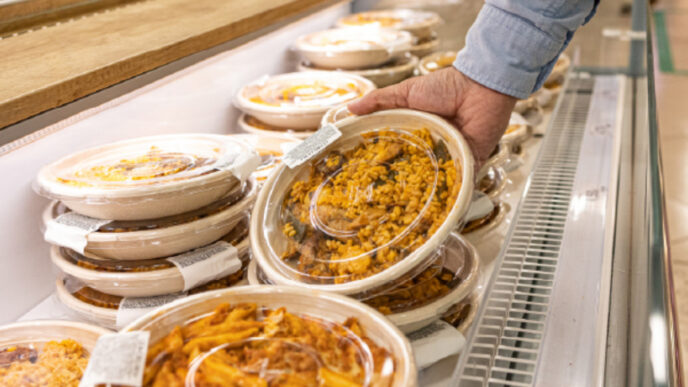 comida preparada en supermercados