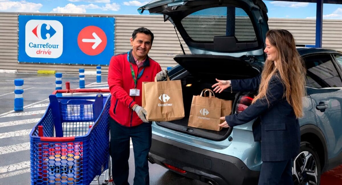servicio de recogida en coche de Carrefour