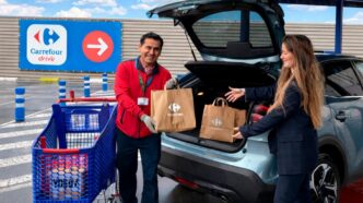 servicio de recogida en coche de Carrefour