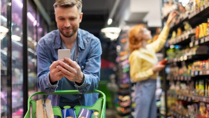 tecnología invisible en supermercados