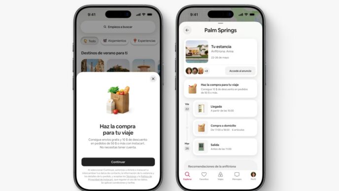 Airbnb servicios de viaje