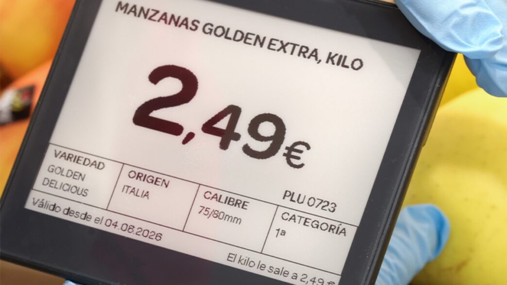 etiquetas electrónicas Supermercados El Jamón