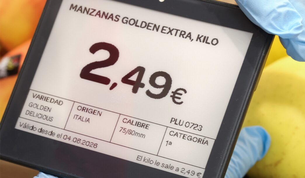 etiquetas electrónicas Supermercados El Jamón