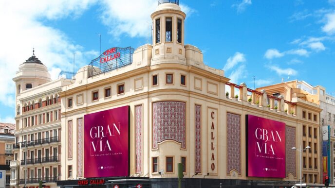 publicidad en Gran Vía
